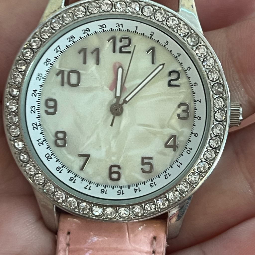 Pink Stainless Steel Women’s Watch